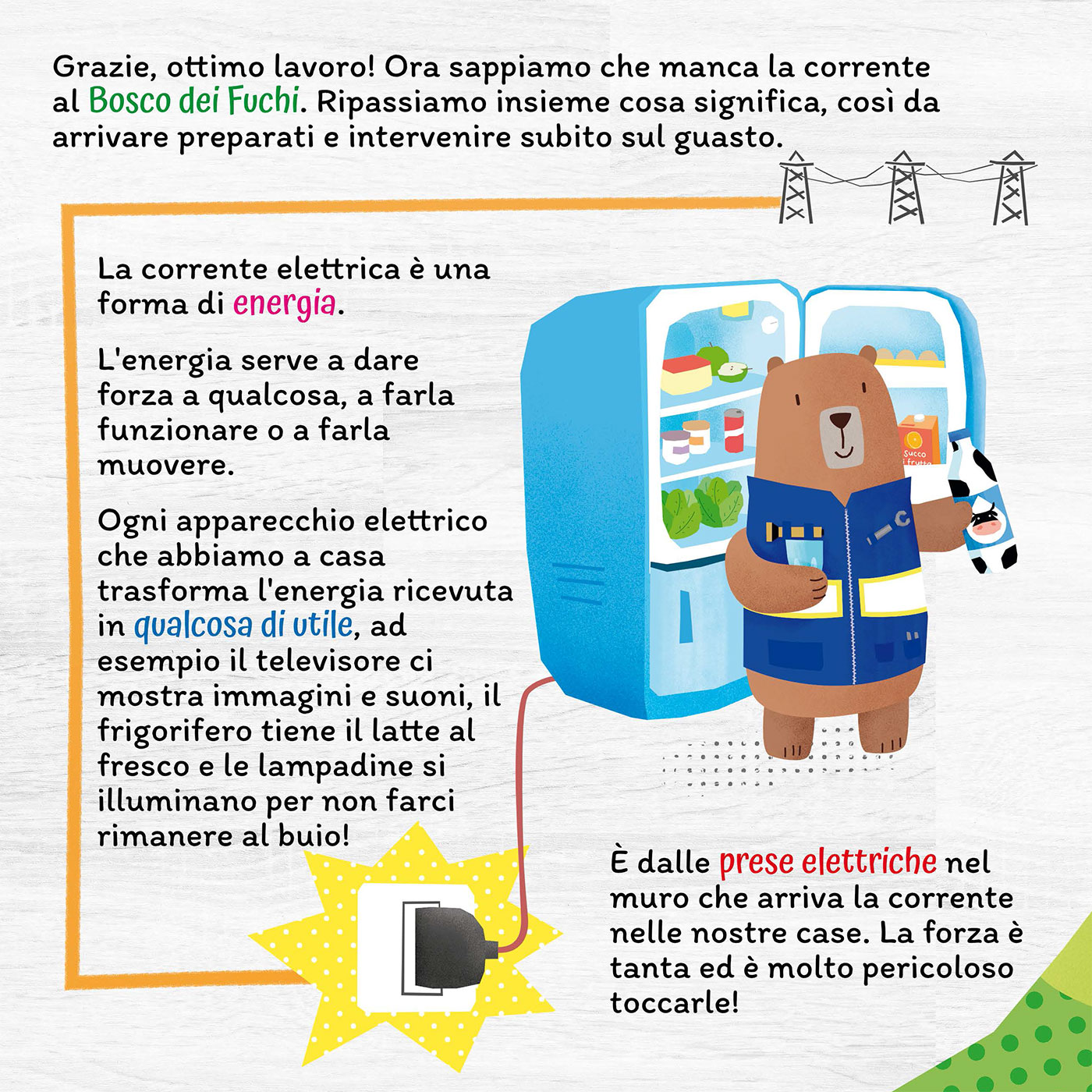 BeccoGiallo Kids Brico Bear Missione Blackout! albo 48 pagine colori