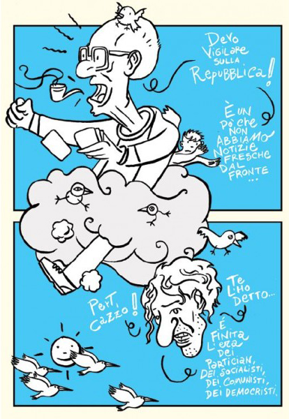 BeccoGiallo Biografie Pertini fra le nuvole fumetto 144 pagine colori