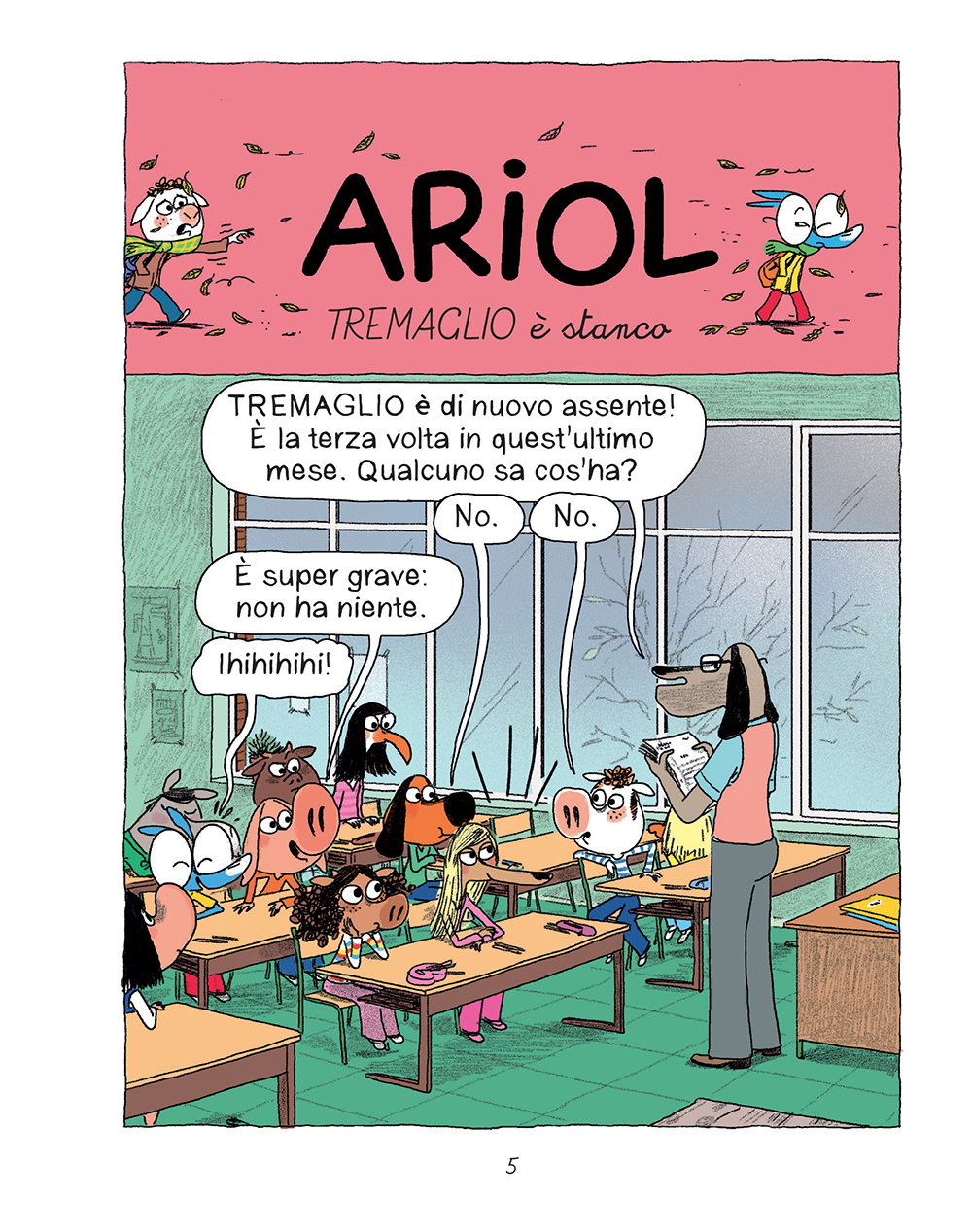 BeccoGiallo Kids Ariol Tremaglio fumetto bambini 128 pagine