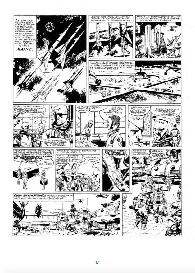 Nicola Pesce I cinque della Selena Dino Battaglia fumetto