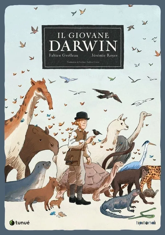 Tunuè Il Giovane Darwin fumetto kids Beagle