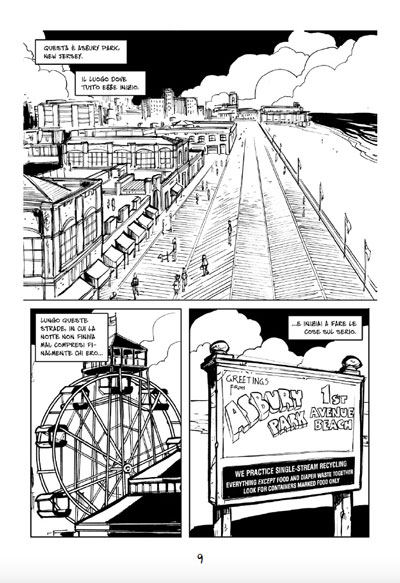 Nicola Pesce Music & Comics Bruce Springsteen Spiriti nella notte fumetto