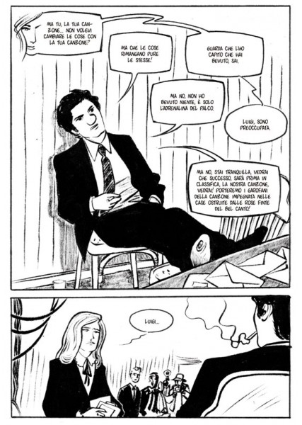 BeccoGiallo Luigi Tenco fumetto brossura 144 pagine b/n