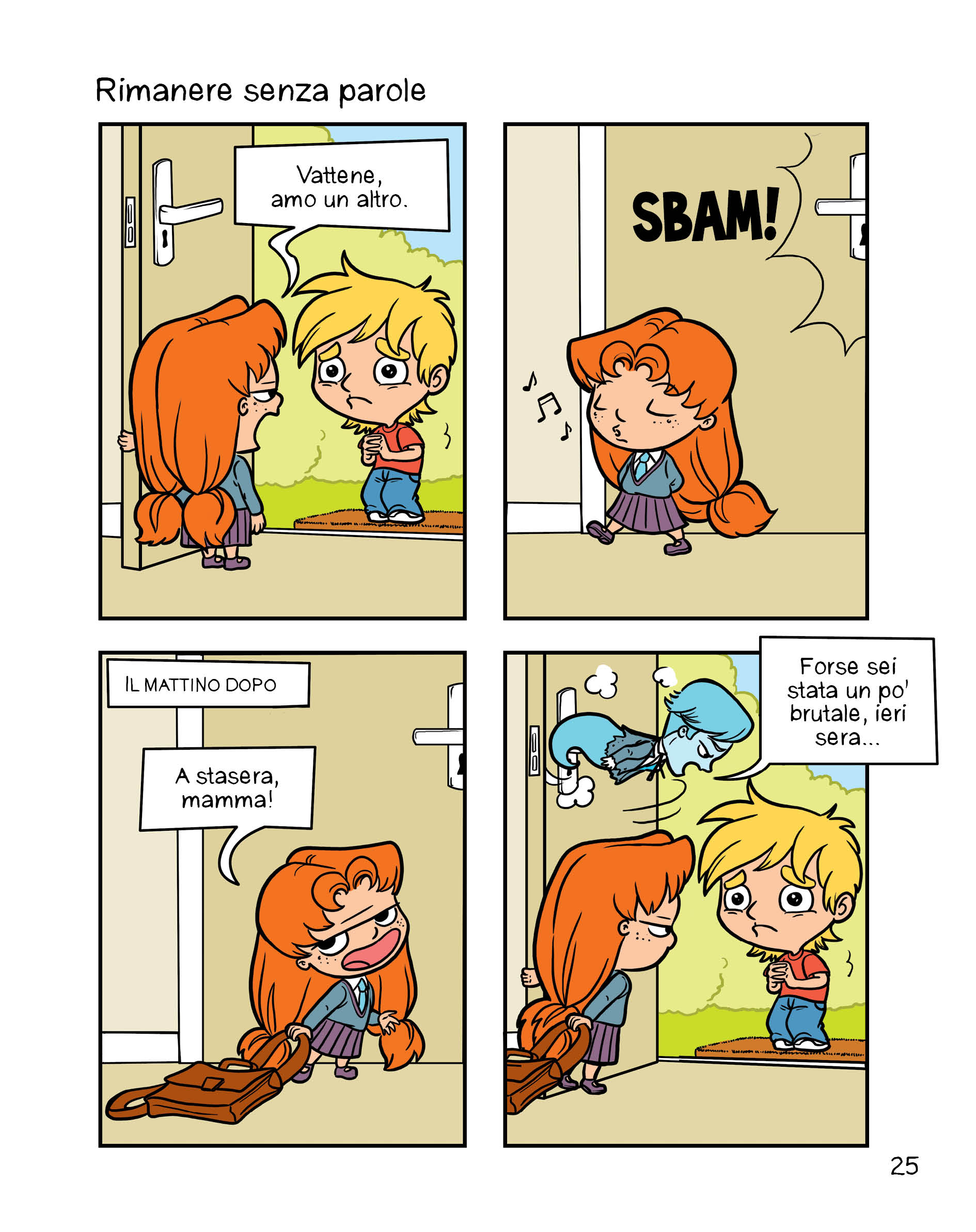 BeccoGiallo Kids Adele Crudele Io odio l'amore fumetto 96 pagine