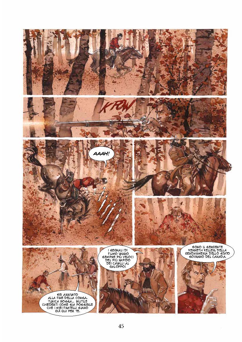 Nicola Pesce Franco Caprioli Sul sentiero del tramonto fumetto