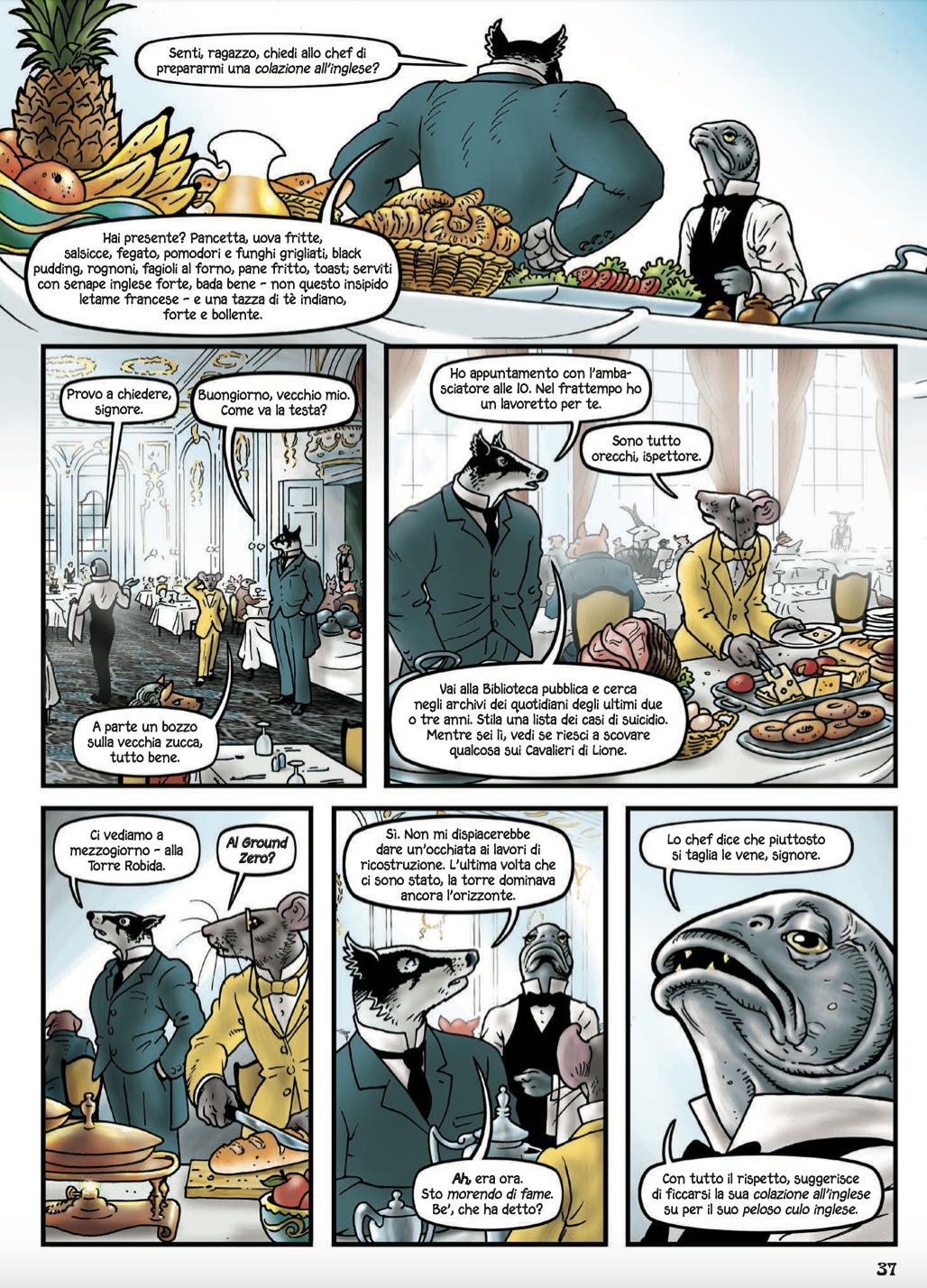 Nicola Pesce Nuvole in Tempesta Grandville Omnibus Vol.1 fumetto integrale