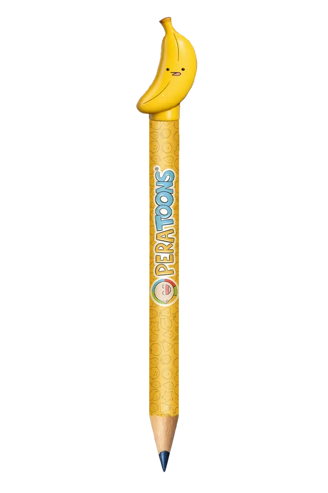 Tunuè Pera Toons matita con pen topper Banana gadget