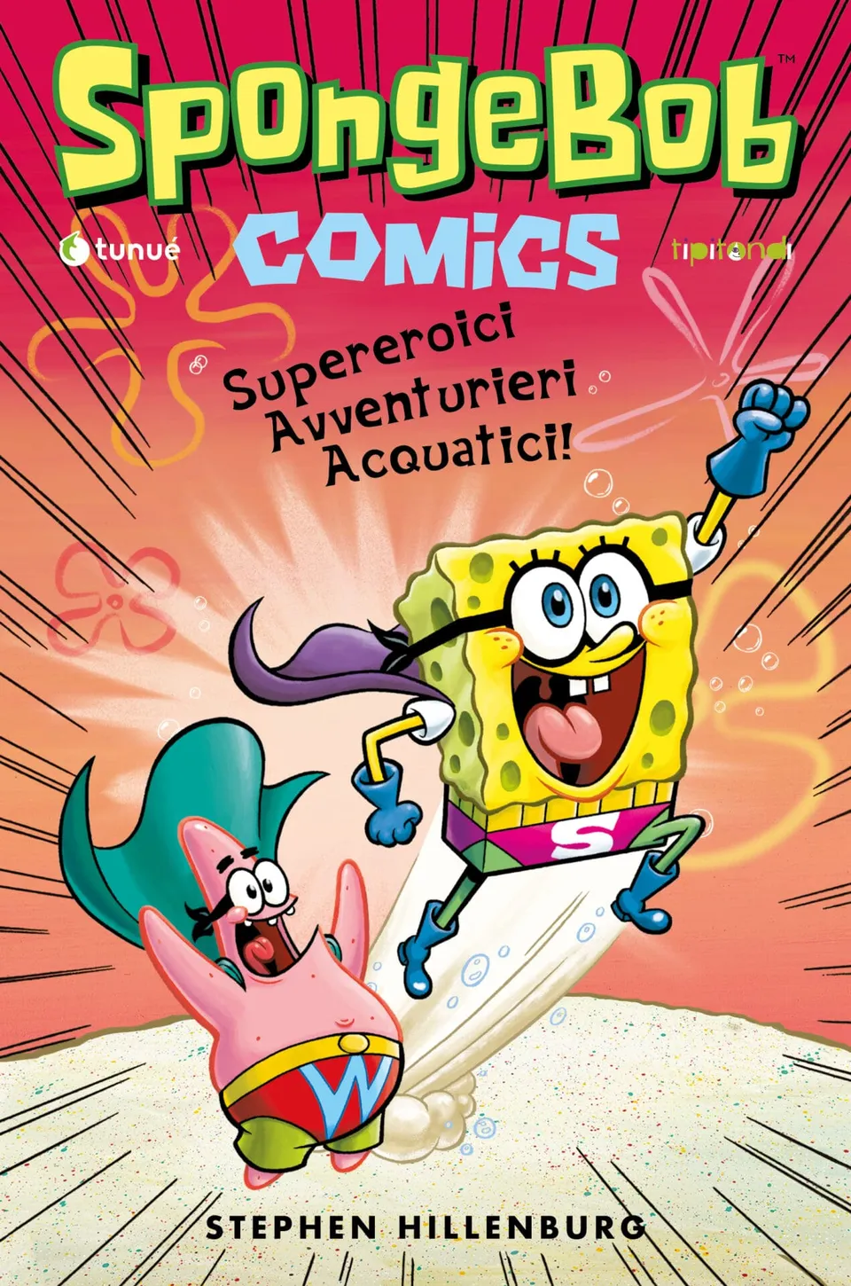 Tunuè Spongebob Vol. 2 fumetto kids supereroi Bikini Bottom