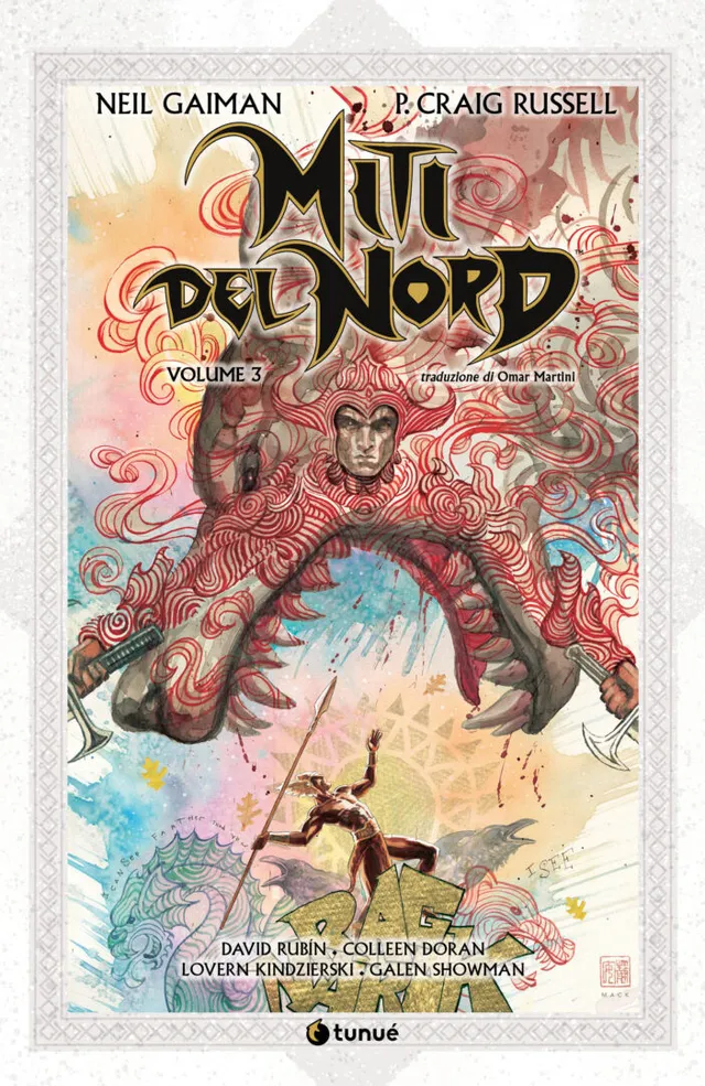 Tunué Miti del Nord Vol. 3 fumetto Neil Gaiman Ragnarok