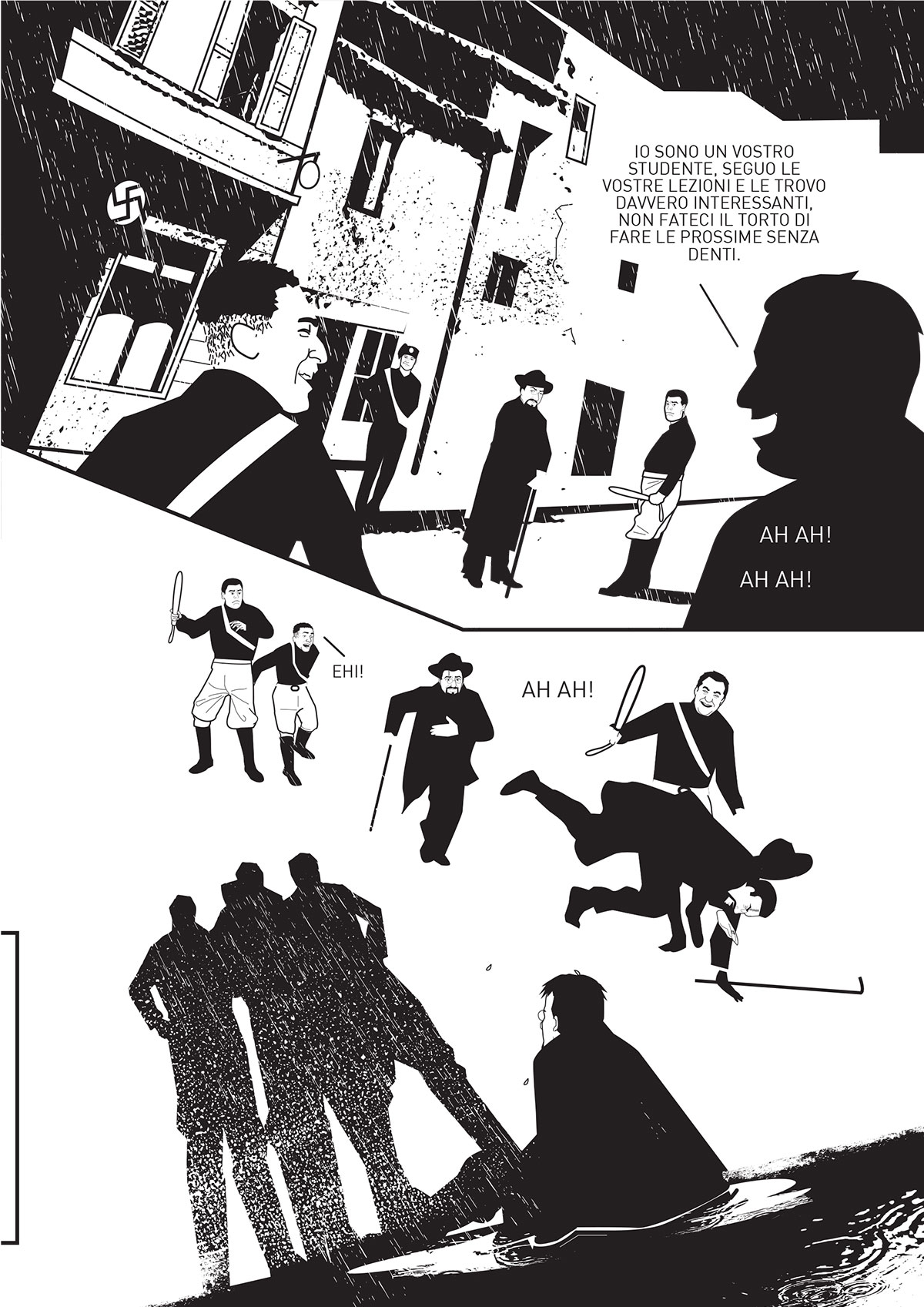 BeccoGiallo Fiction Pugnali Neri graphic novel brossura 336 pp