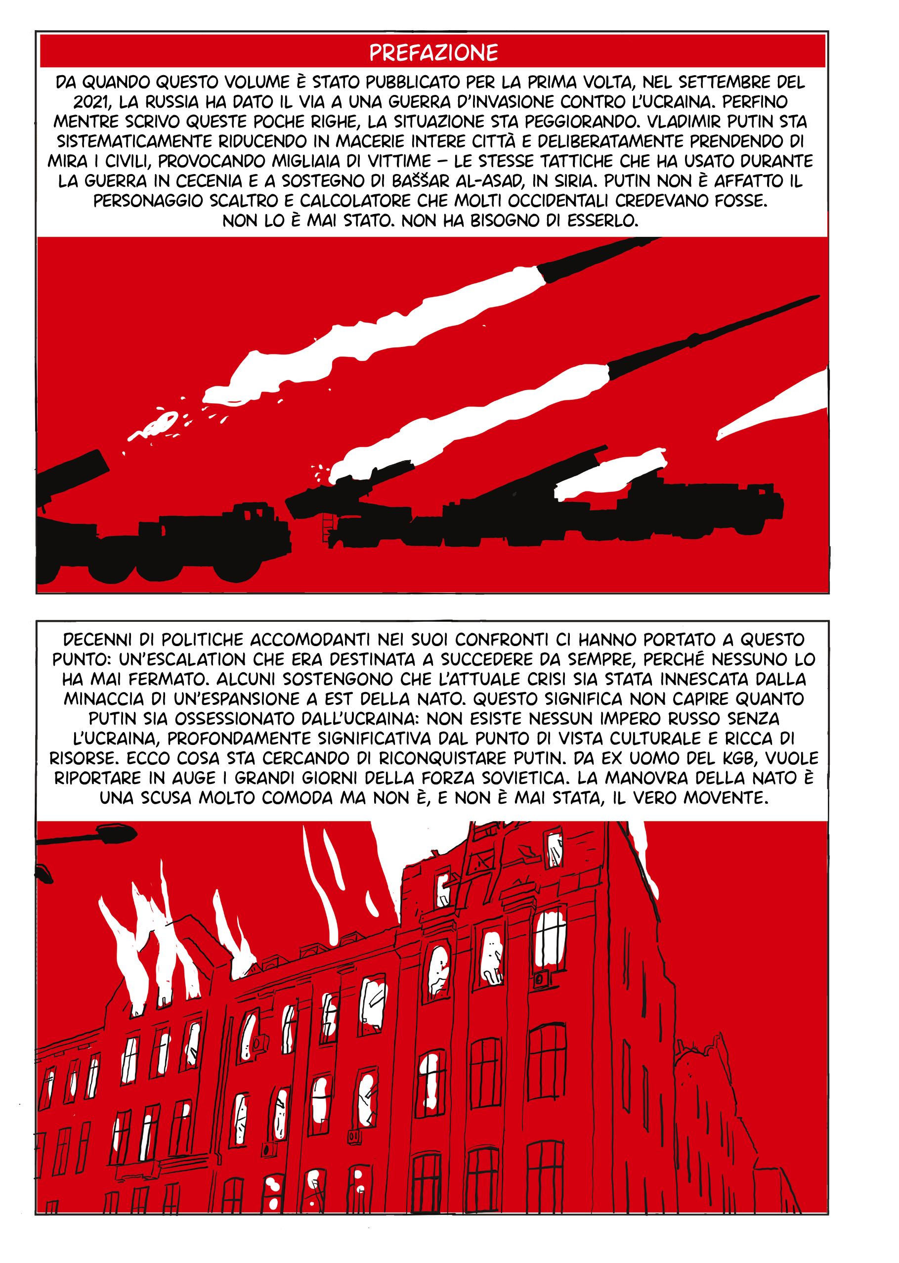 BeccoGiallo Putin e la Russia graphic novel 160 pp colori Cunningham