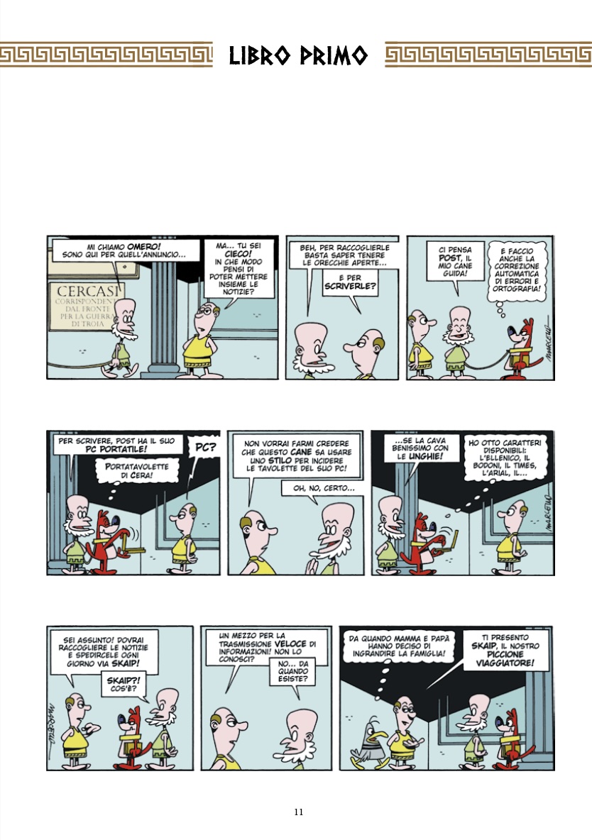 Nicola Pesce Marcello Omero Iliade e Odissea fumetto brossurato