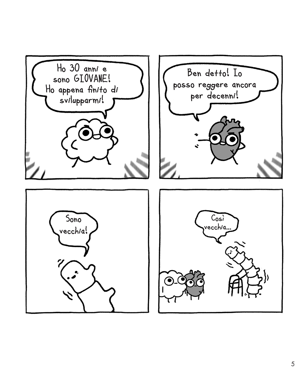 BeccoGiallo Webcomics Crescere che figata fumetto brossura adesivi