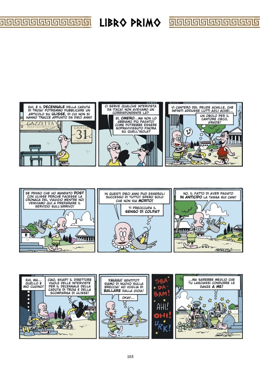 Nicola Pesce Marcello Omero Iliade e Odissea fumetto brossurato