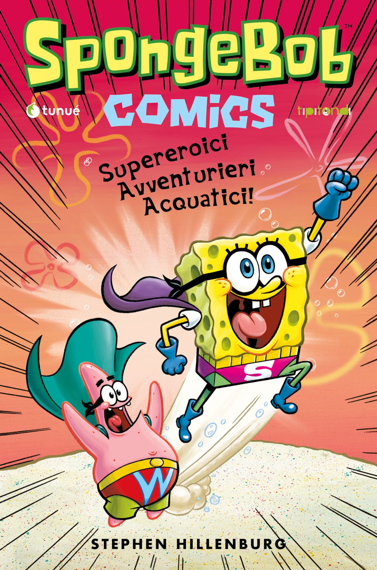 Tunuè Spongebob Vol. 2 fumetto kids supereroi Bikini Bottom