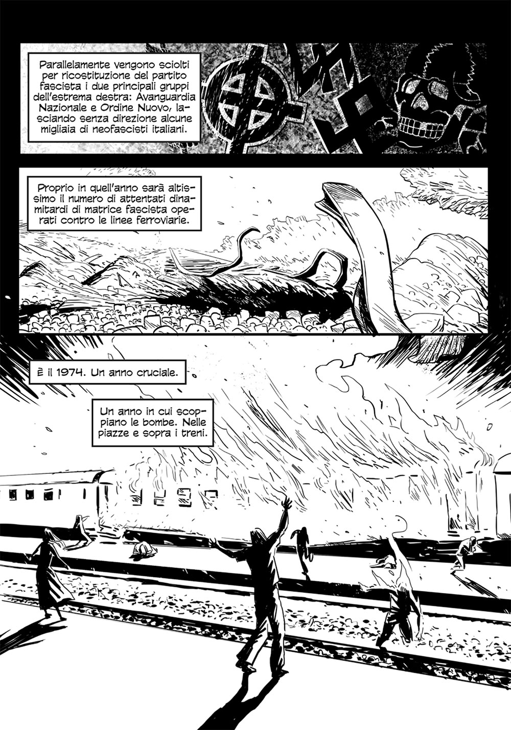 BeccoGiallo Graphic Journalism La strage dell’Italicus fumetto 128 pp