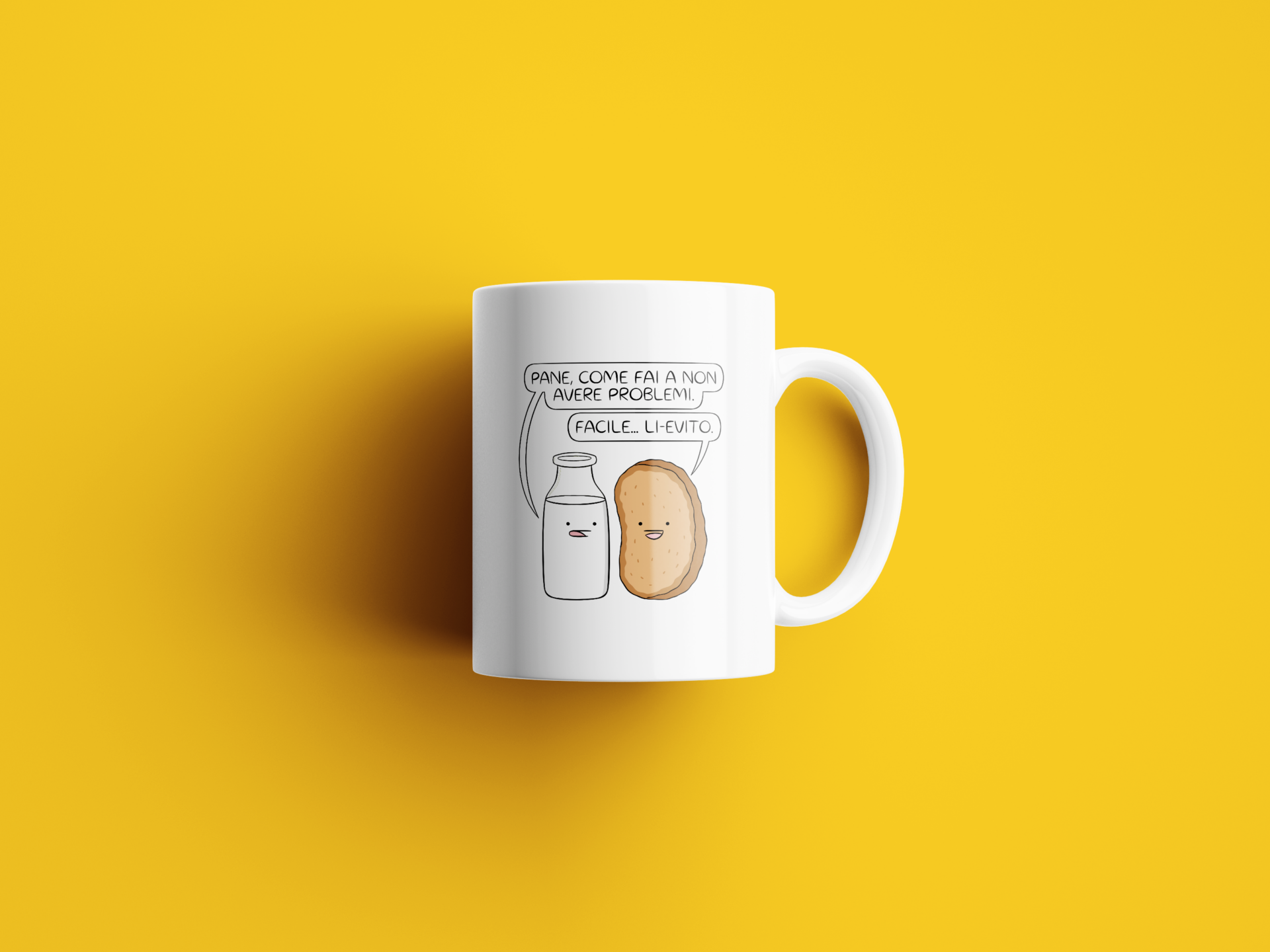 Tunuè Pera Toons tazza Lievito ceramica colazione