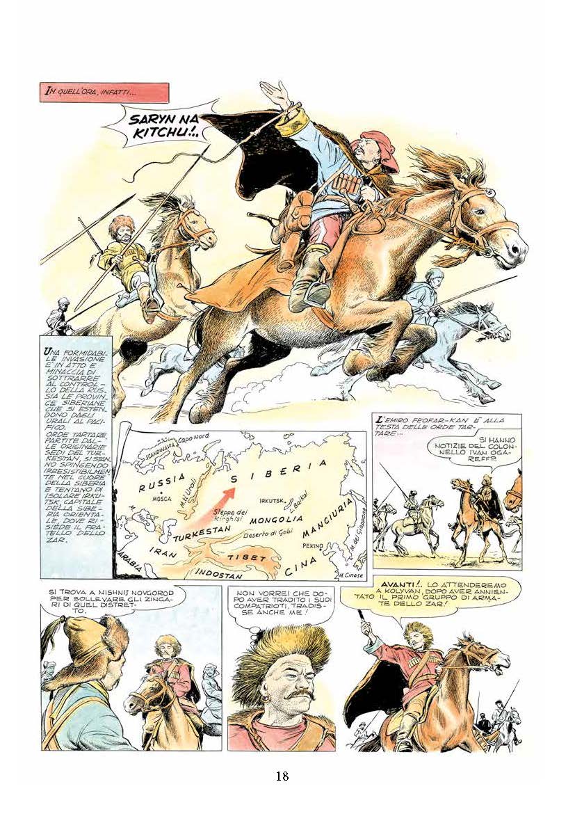 Nicola Pesce Altro Michele Strogoff corriere zar fumetto