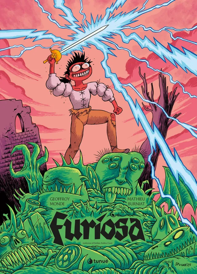 Tunuè Furiosa Variant Spugna graphic novel fantasy Artù brossurato