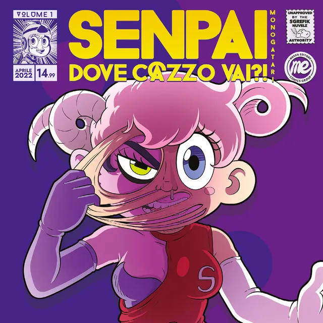 Merda Editore Senpai dove vai Monogatari 1 fumetto primo volume
