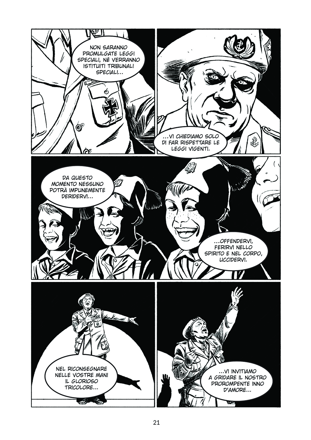 BeccoGiallo Graphic Journalism Il Golpe Borghese graphic novel bn