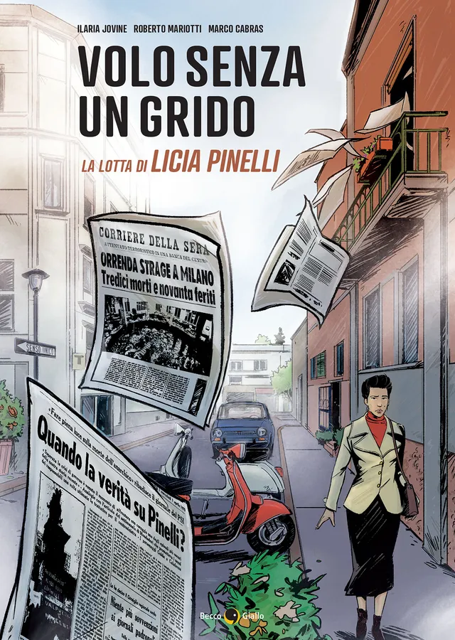 BeccoGiallo Volo senza un grido Licia Pinelli fumetto 128 pp