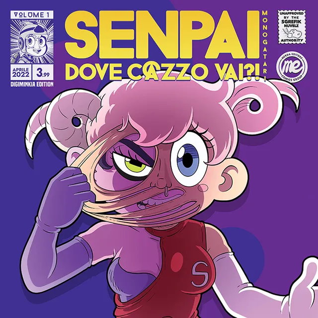 Merda Editore Senpai dove c@zzo vai 1 Digiminkia fumetto