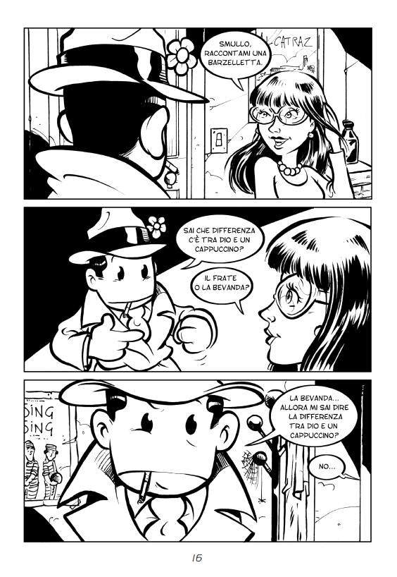 Nicola Pesce Detective Smullo fumetto Nuvole in Tempesta