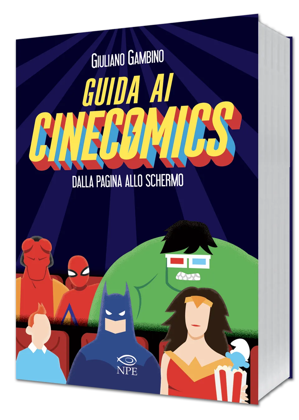Nicola Pesce Guida ai cinecomics libro brossurato supereroi