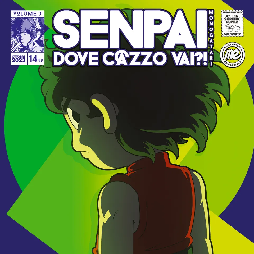 Merda Editore Senpai dove c@zzo vai?! Monogatari 3 fumetto volume 3 demenziale