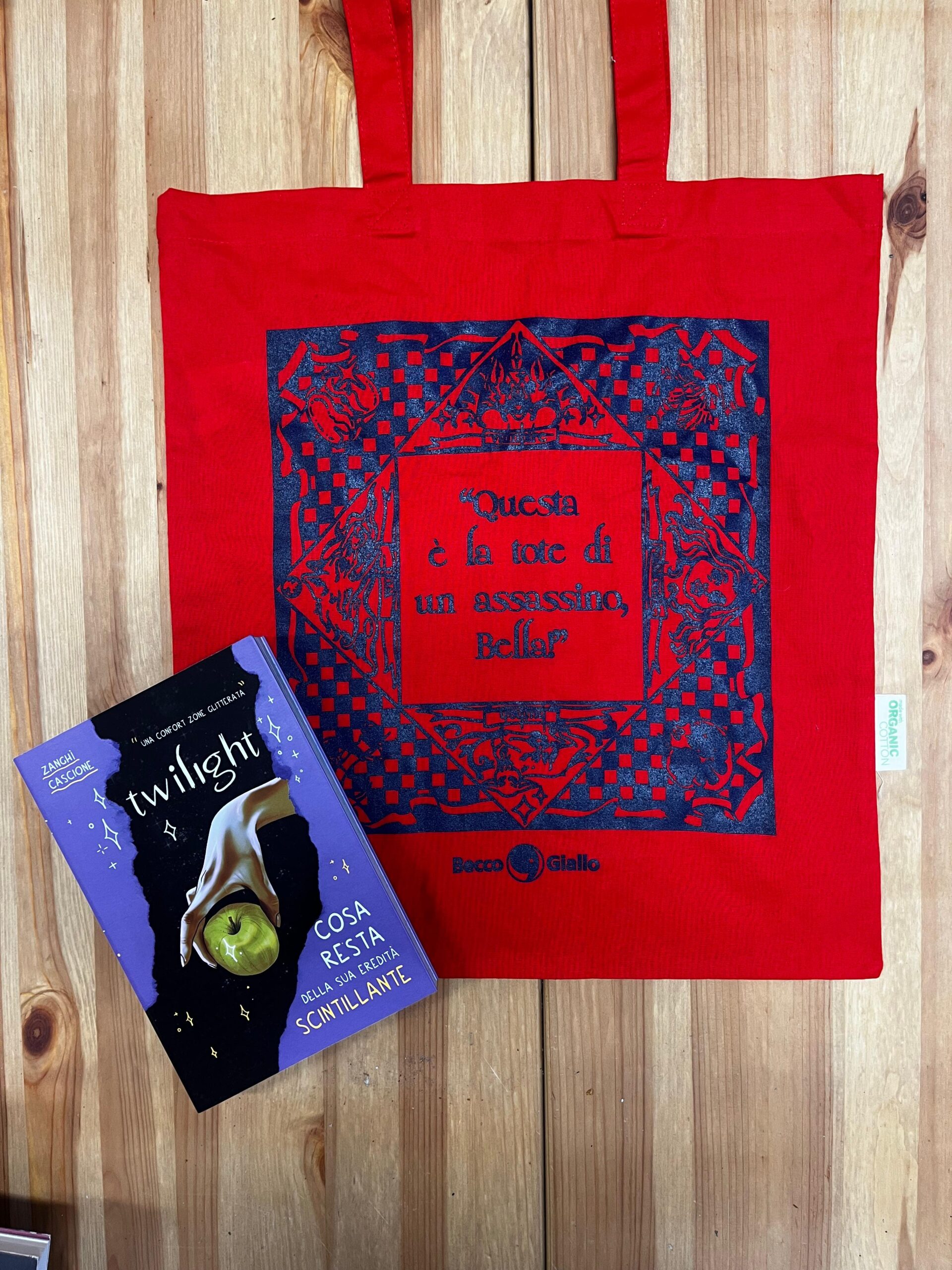 BeccoGiallo Merch Tote Bag Twilight shopper cotone 38x42 cm