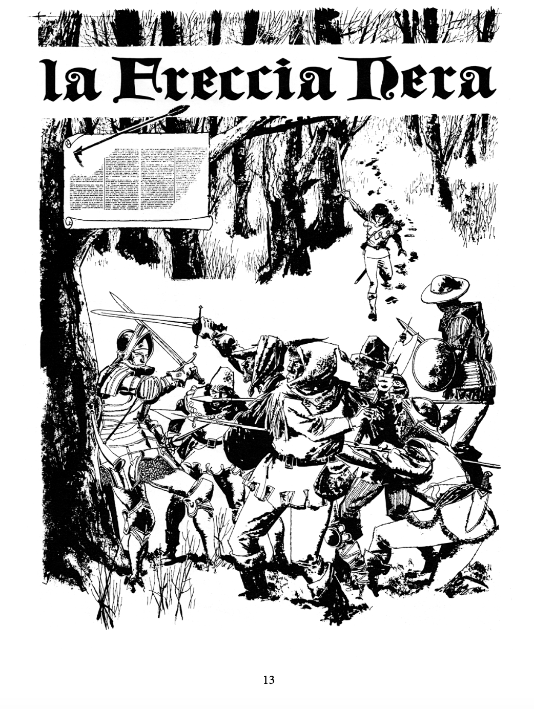 Nicola Pesce La freccia nera graphic novel brossurata