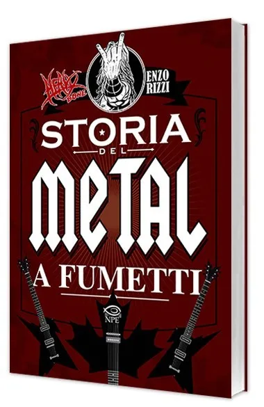 Nicola Pesce Music & Comics Storia del Metal volume brossurato