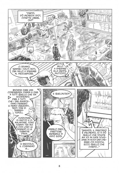 BeccoGiallo Graphic Journalism Mani Pulite fumetto 128 pp brossura