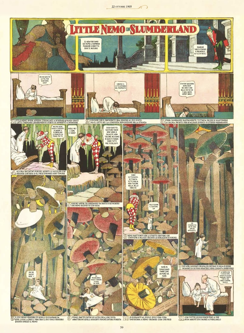 Nicola Pesce Origini Little Nemo in Slumberland fumetto classico