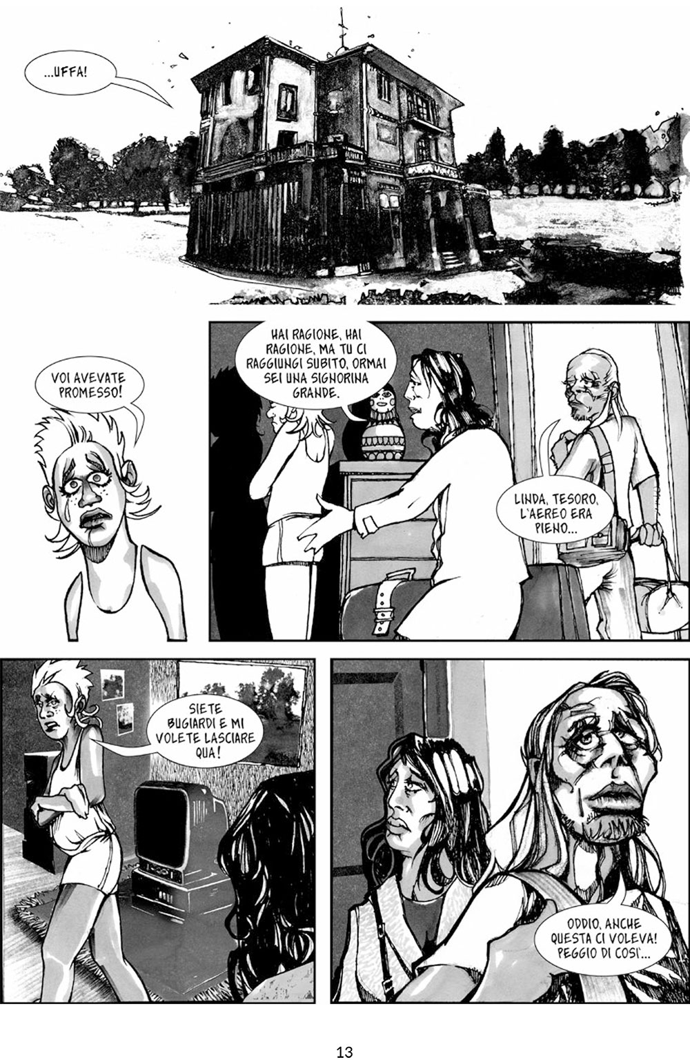 BeccoGiallo Graphic Journalism Ustica Scenari di guerra Fumetto bn