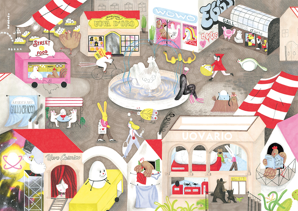BeccoGiallo Kids Polli al mare libro cartonato 48 pp