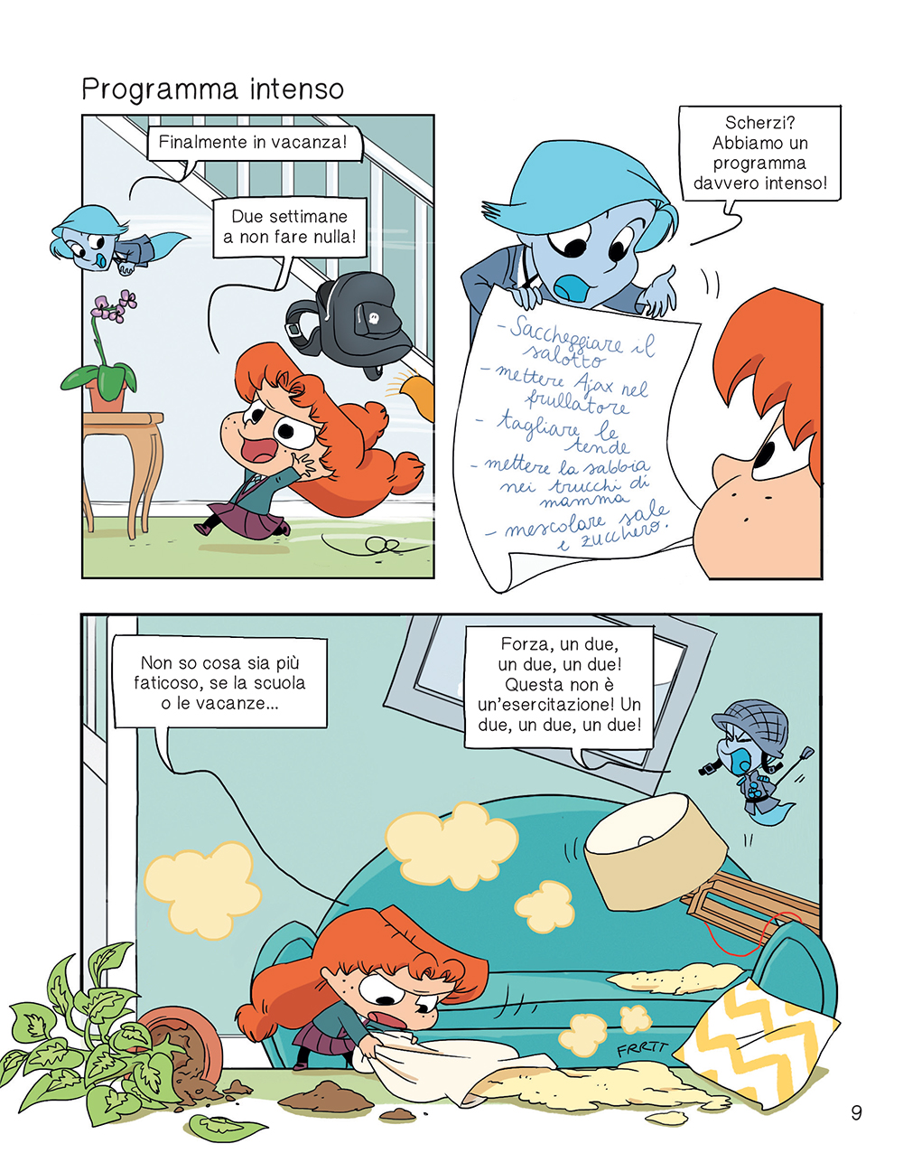 BeccoGiallo Kids Adele Crudele Funky Piumino fumetto 80 pp