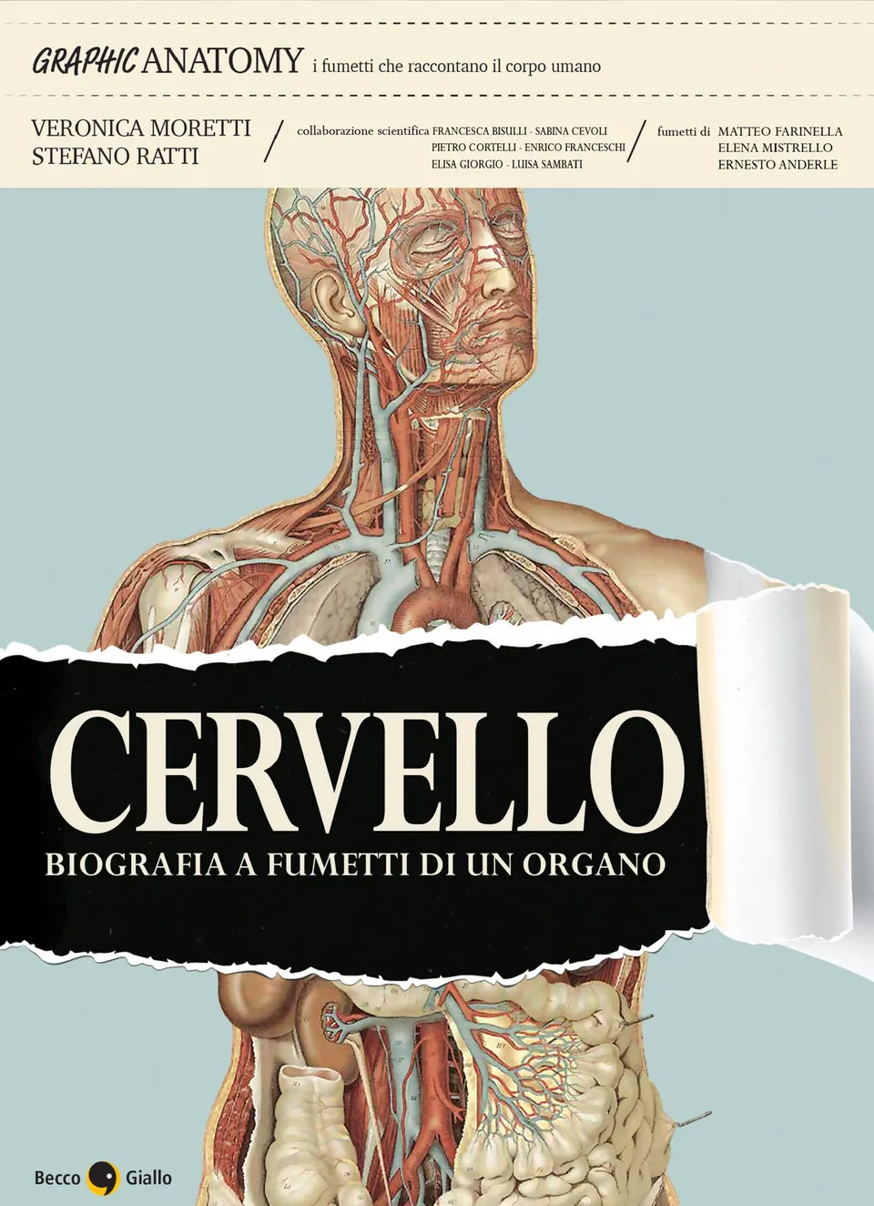 BeccoGiallo Graphic Journalism Cervello Fumetto colori 144 pp