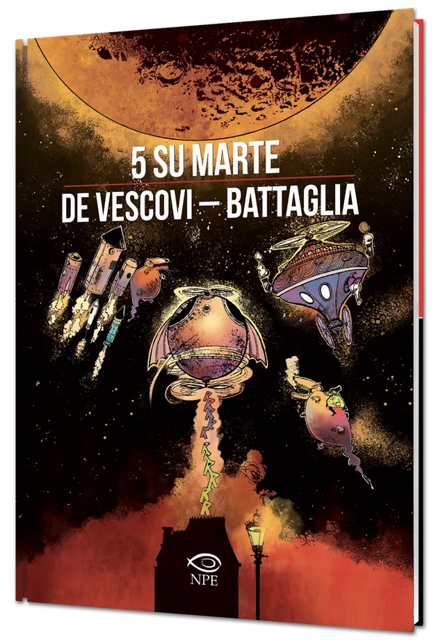 Nicola Pesce Battaglia 5 su Marte fumetto