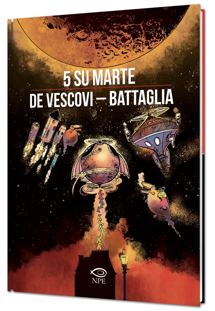 Nicola Pesce Battaglia 5 su Marte fumetto