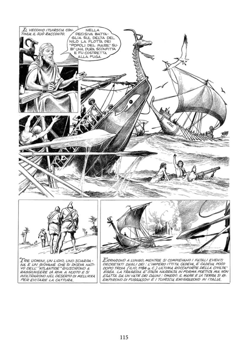 Nicola Pesce Franco Caprioli Letteratura di mare fumetto volume