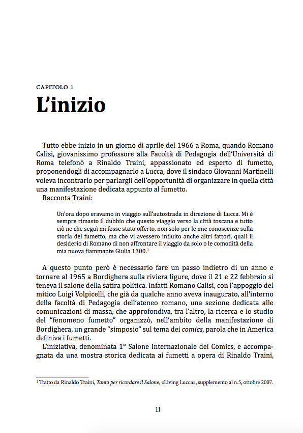 Nicola Pesce Lucca Comics Story libro brossurato saggistica