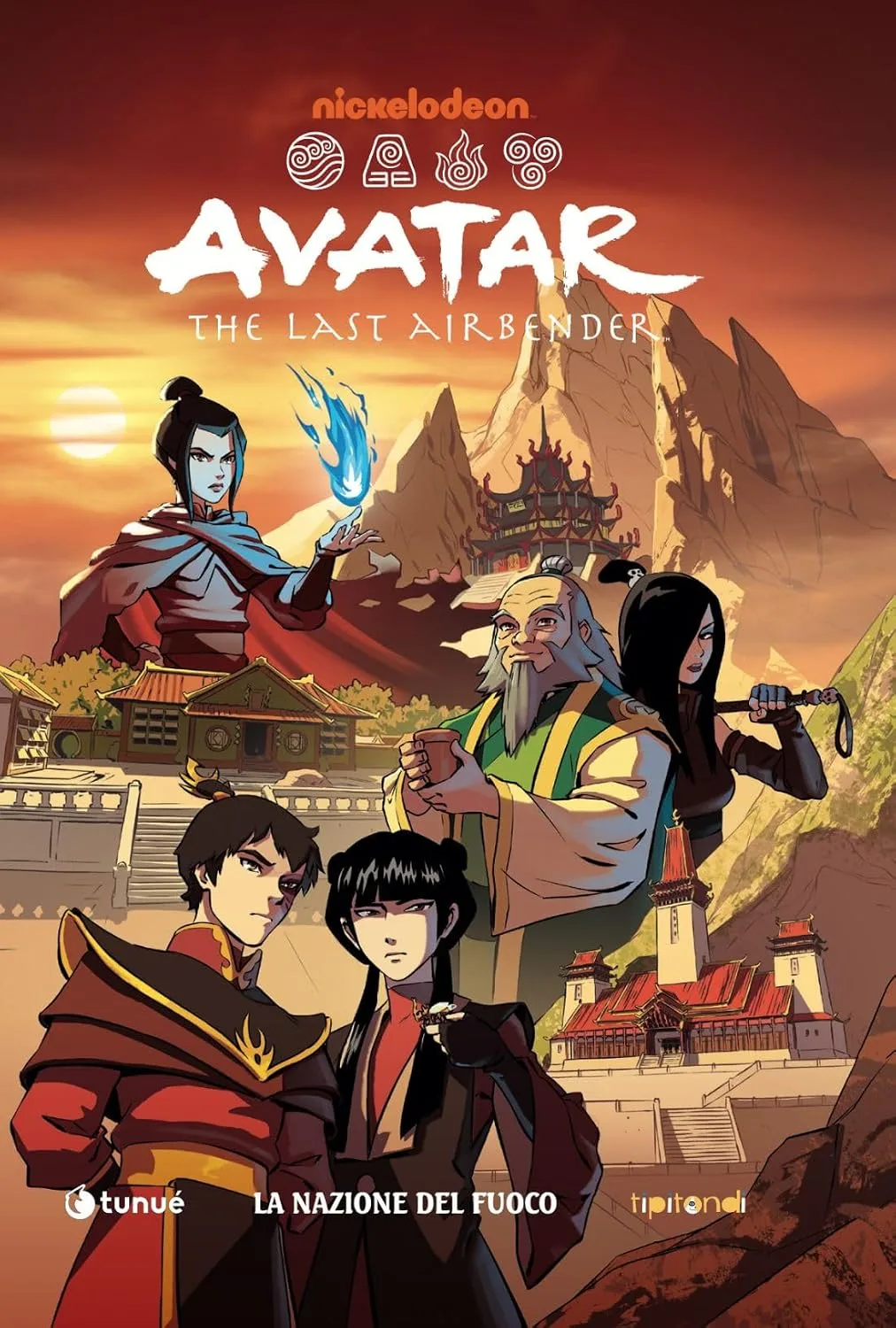 Tunuè Avatar Volume 9 fumetto La nazione del fuoco