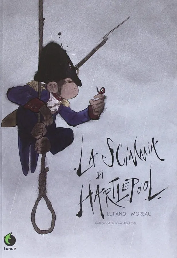 Tunué Prospero's Books La Scimmia di Hartlepool graphic novel storico