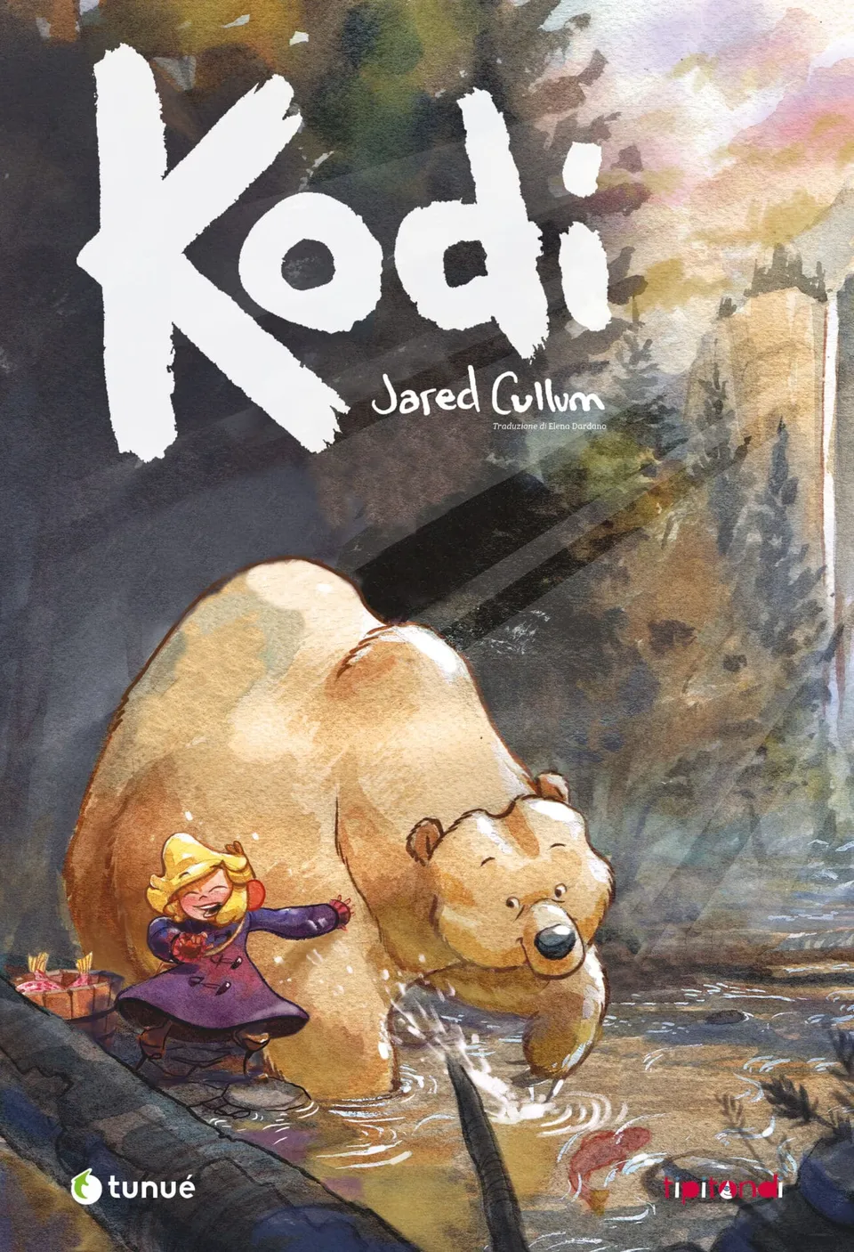 Tunuè Kodi fumetto kids amicizia con orso in Alaska
