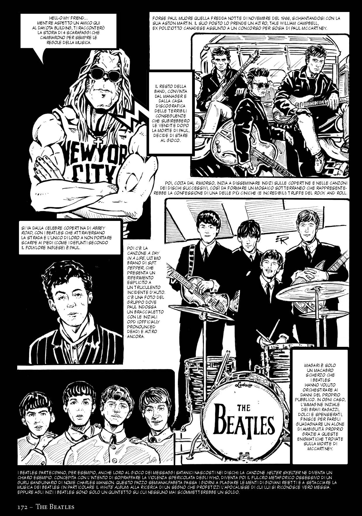 Nicola Pesce Music & Comics La grande storia rock fumetto brossurato