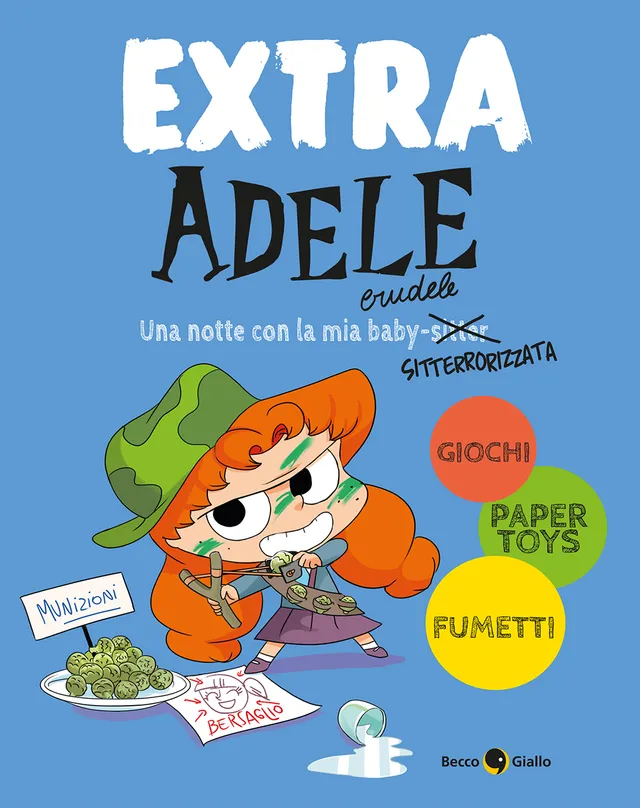 BeccoGiallo Kids Extra Adele baby-sitterrorizzata fumetto 96 pp