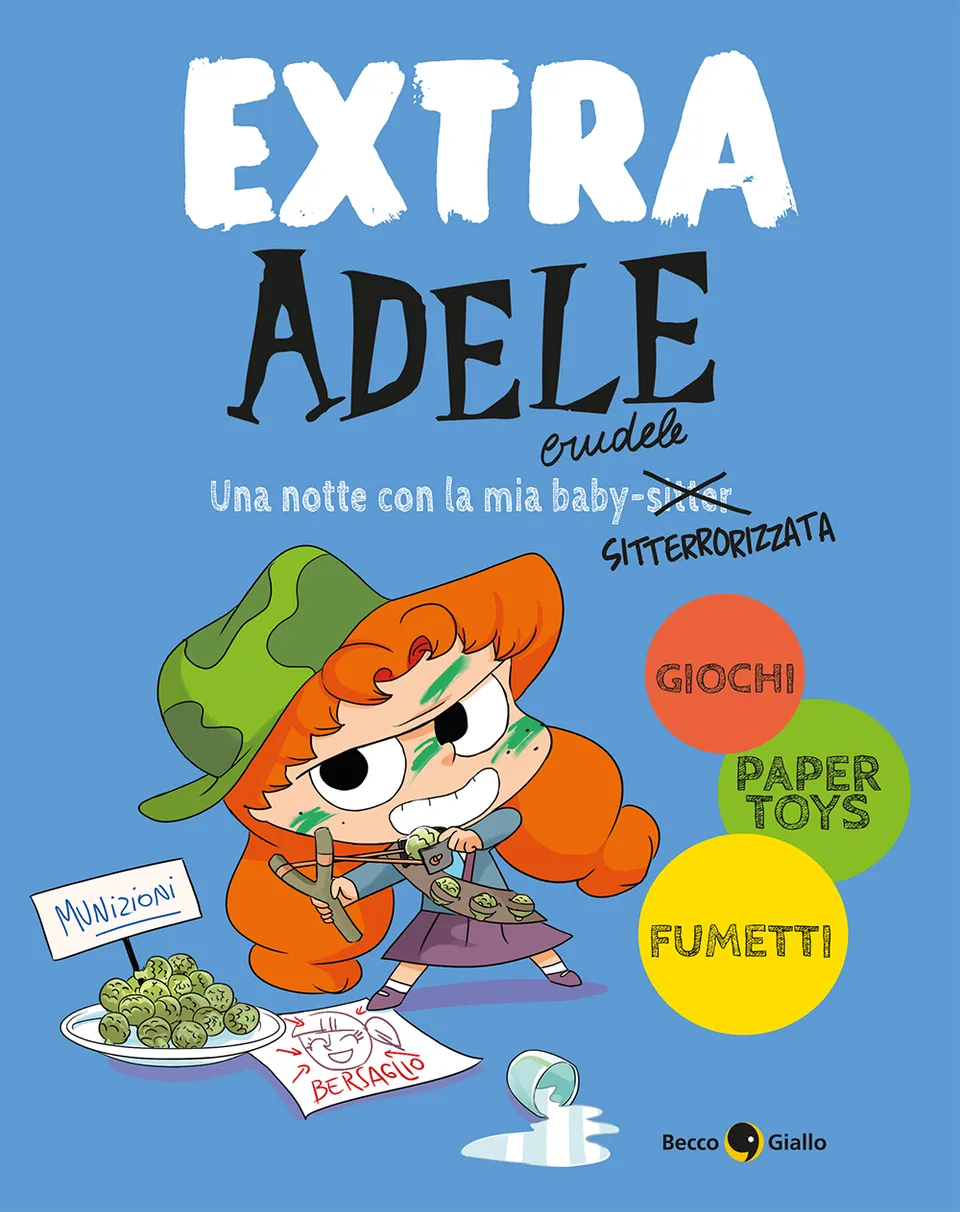BeccoGiallo Kids Extra Adele baby-sitterrorizzata fumetto 96 pp