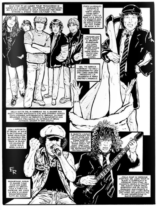 Nicola Pesce Music & Comics Storia del Metal volume brossurato